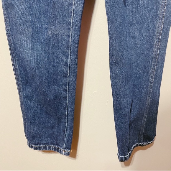 TopShop Moto Slim Denim Overalls - Picture 6 of 12